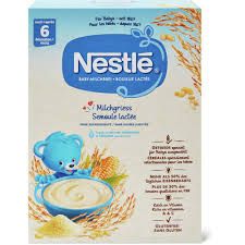 Nestlé · Semoule lactée · après 6 mois, Sans sucre ajouté 450g