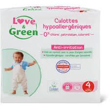 Love &amp; Green · Couches · Taille 4, 8-15 kg 32pces
