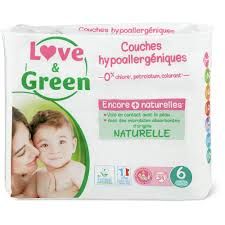 Love &amp; Green · Couches · Taille 6, 15+ kg  34pces