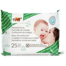 M-Budget · Lingettes humides · Pochette de voyage  25pces