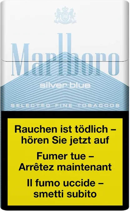 Marlboro Cigarettes Silver Blue Box