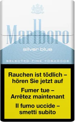 Marlboro Cigarettes Silver Blue Box