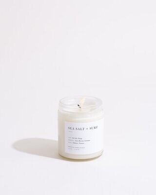 Brooklyn candle, Minimalist, Sea Salt & Surf