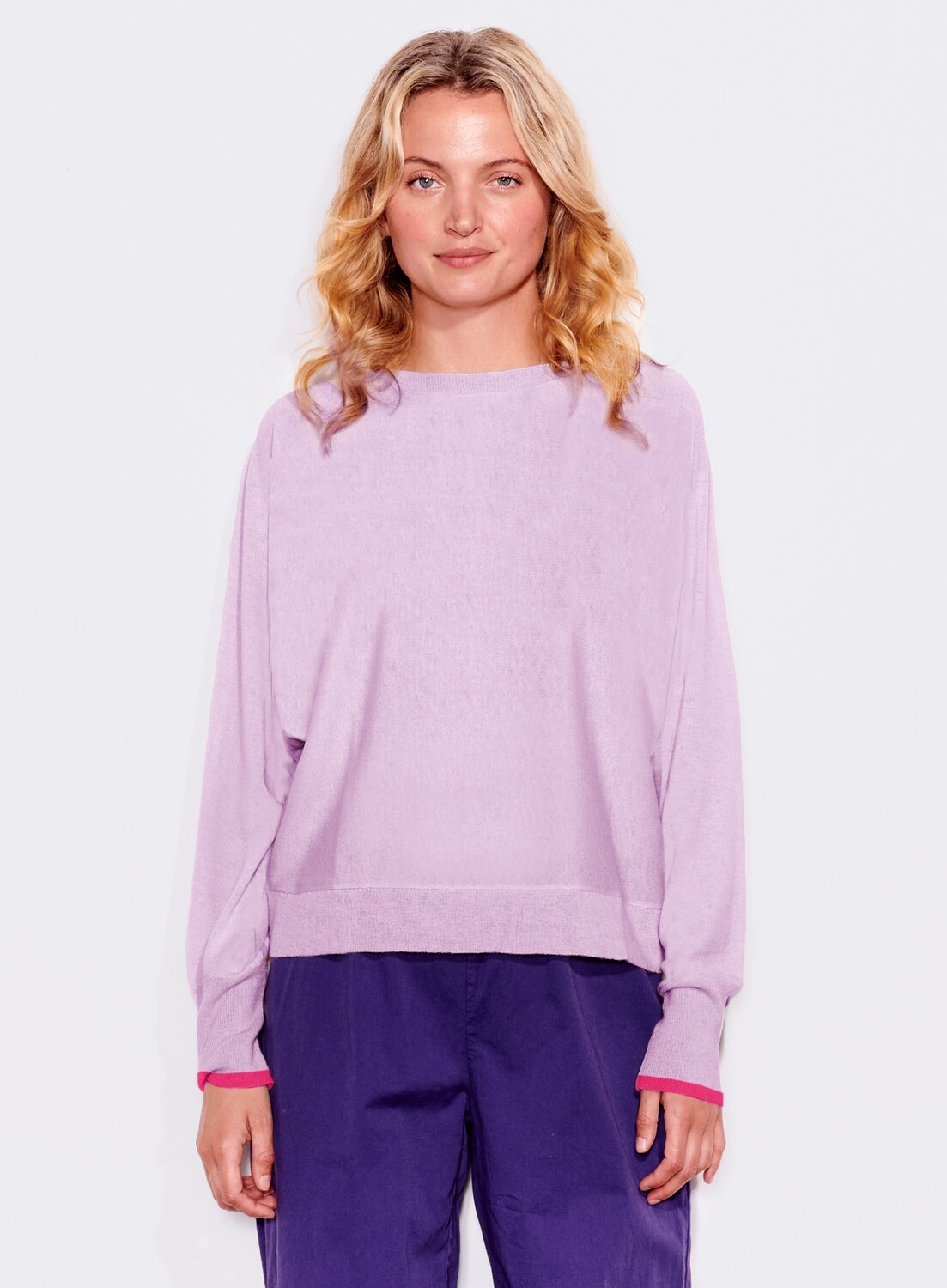 Sundry, Dolman Sleeve Sweater, Lilac