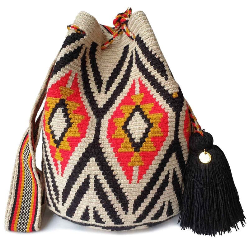 Lombia, Dama Wayuu Crochet Bag