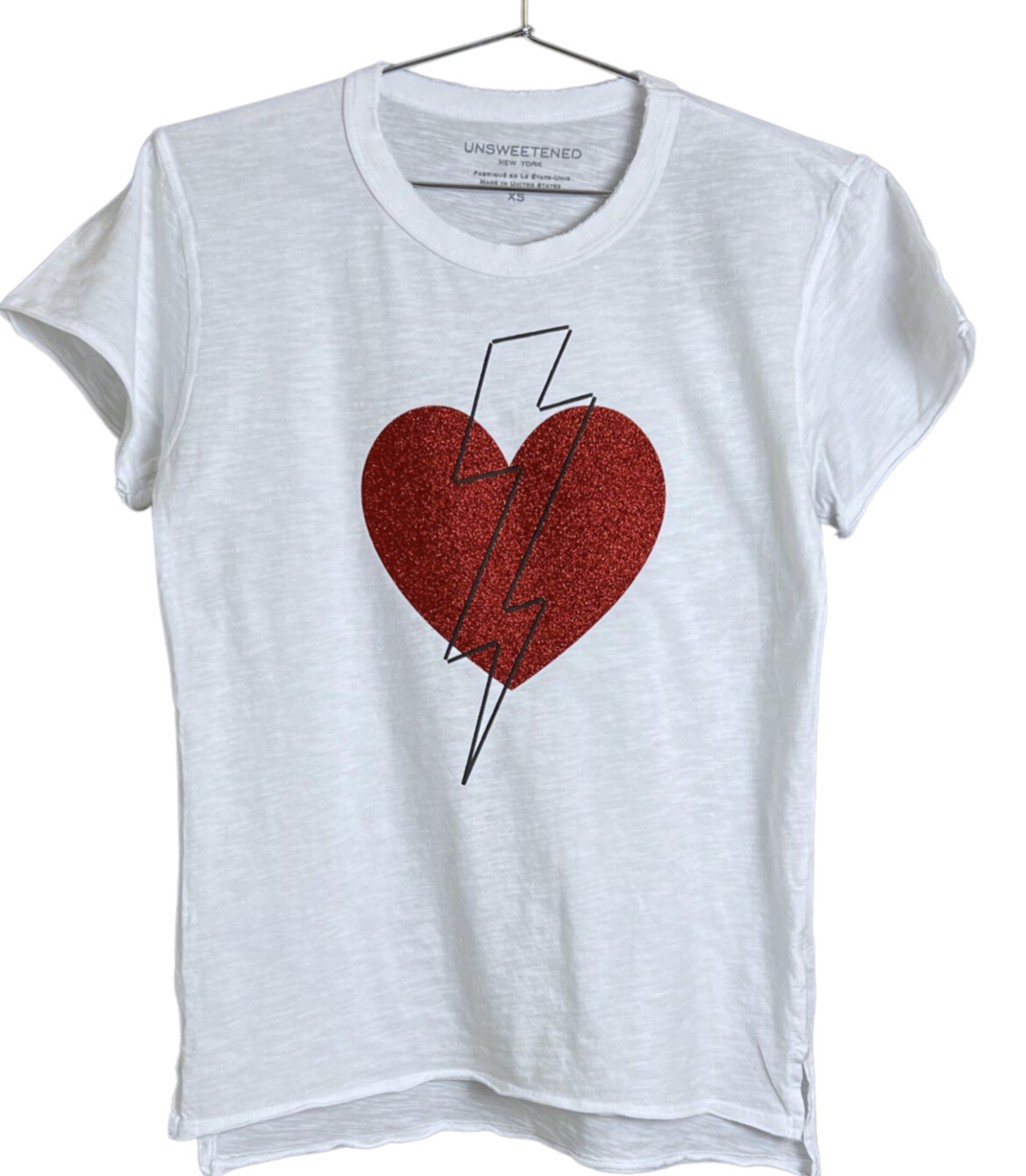 Unsweetened, Heart Bolt Perfect Tee