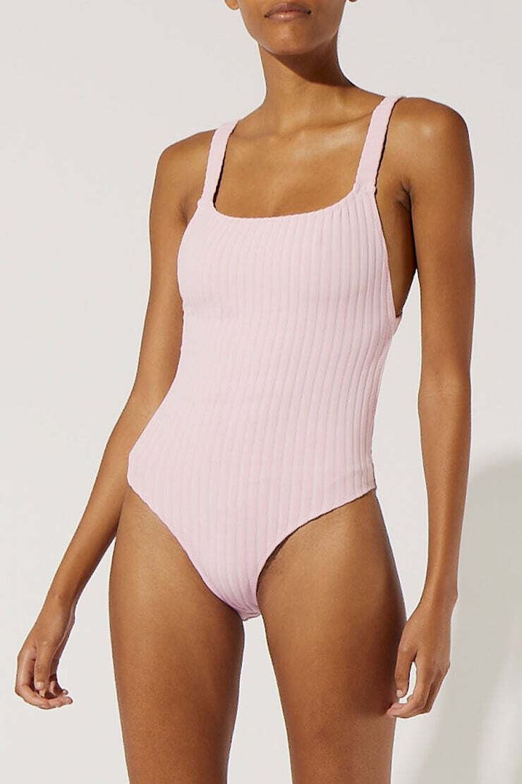 Solid and Striped, Toni Solid Rib, Cotton Candy