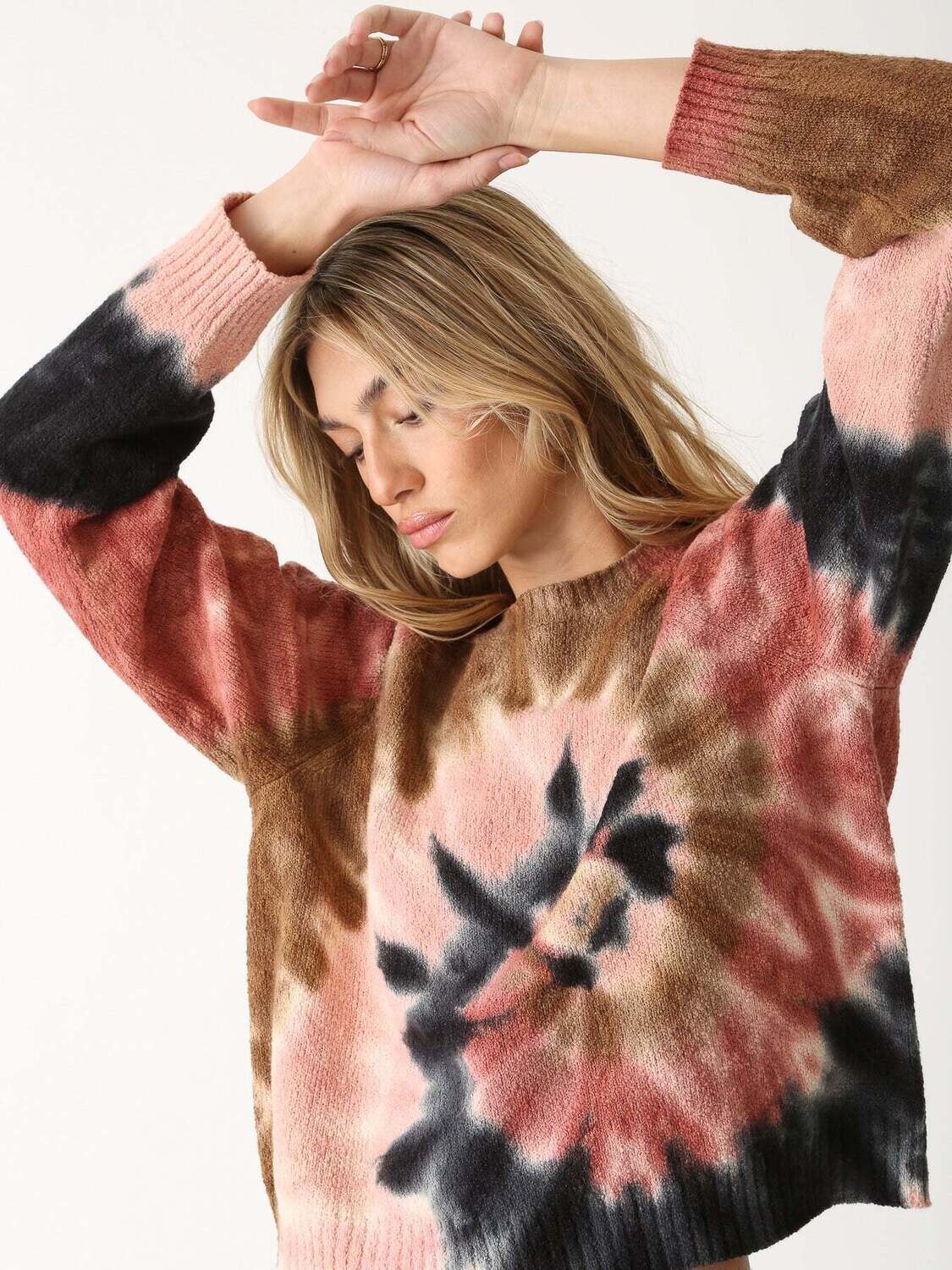 Electric and Rose, Avila Sweater, Onyx/Rosewood