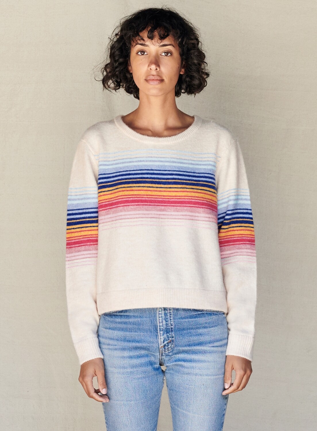 Sundry, Gradient Stripes Sweater
