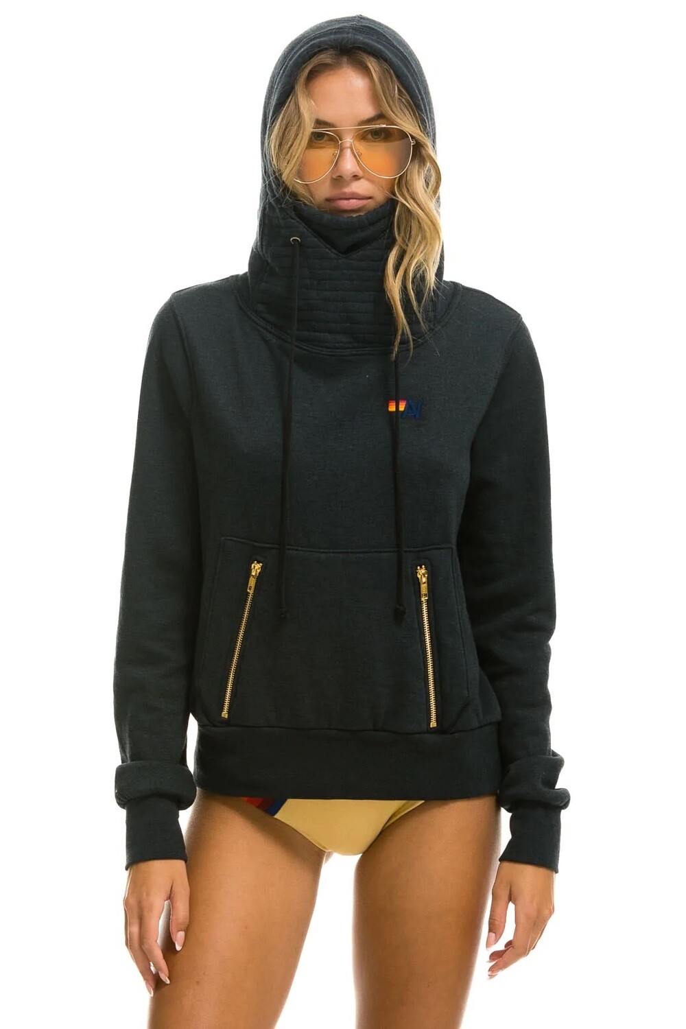 Aviator Nation, Ninja Hoodie, Charcoal