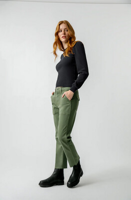 AMO Denim, Easy Army Trouser, Tea