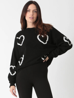 Electric and Rose, Classic Sweatshirt, Heart