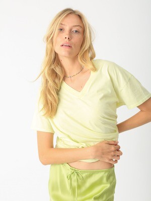 Electric and Rose, Chase V Neck, Lime