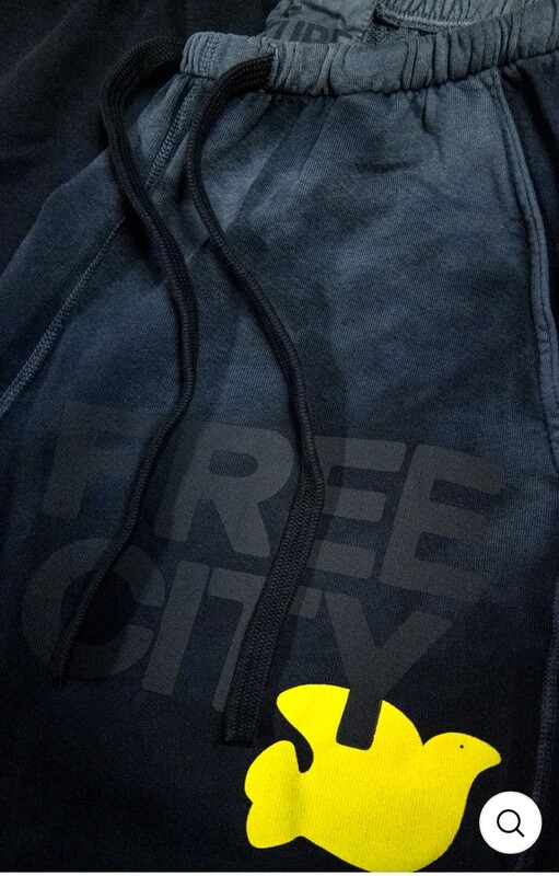 Free City, Sunfades Pocket Sweat, Superblack