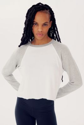 Splits59, Warm Up Cropped Fleece Sweatshirt