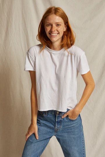 Perfect White Tee, Harley Boxy Tee