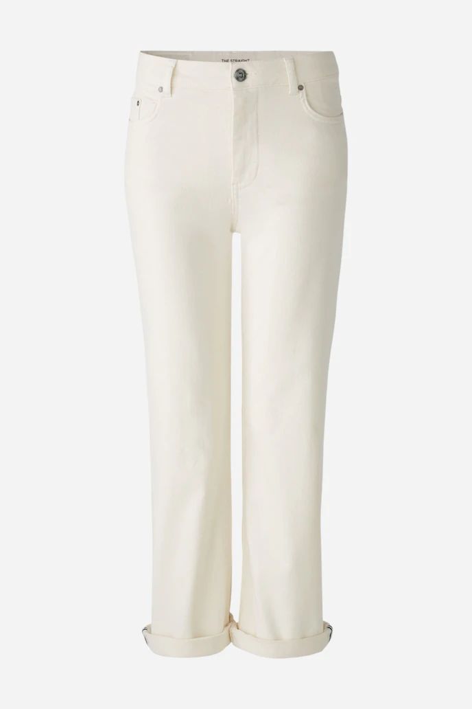 Oui, 88270, Denim, Off White