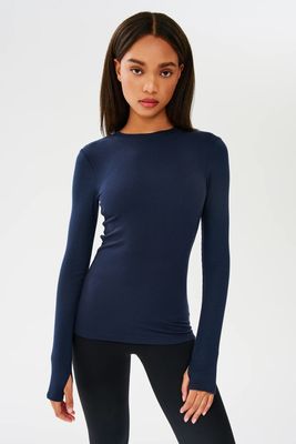 Splits59, Louise Rib Long Sleeve Crew