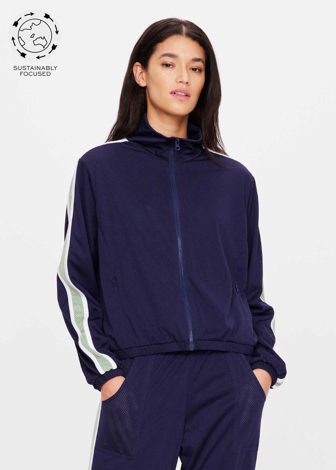 The Upside, Estadio Dawson Run Jacket, Navy