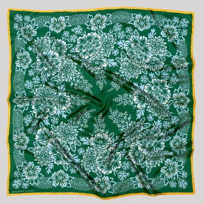 Last Chance Textiles,  Silk Twill Scarf, 19&quot;x19&quot; Small Kerchief, Assorted