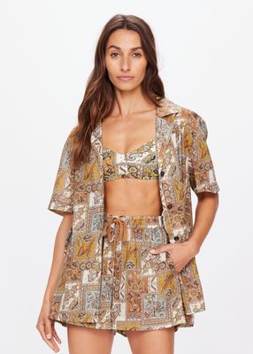 The Upside, VADELLA ANDIE SHIRT, PAISLEY