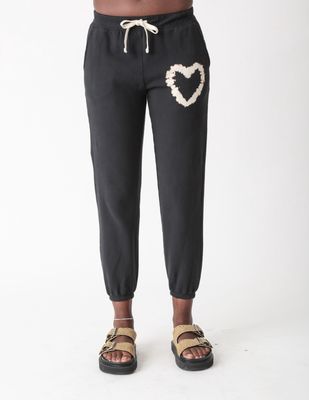 Electric and Rose, Classic Jogger, Heart, Black