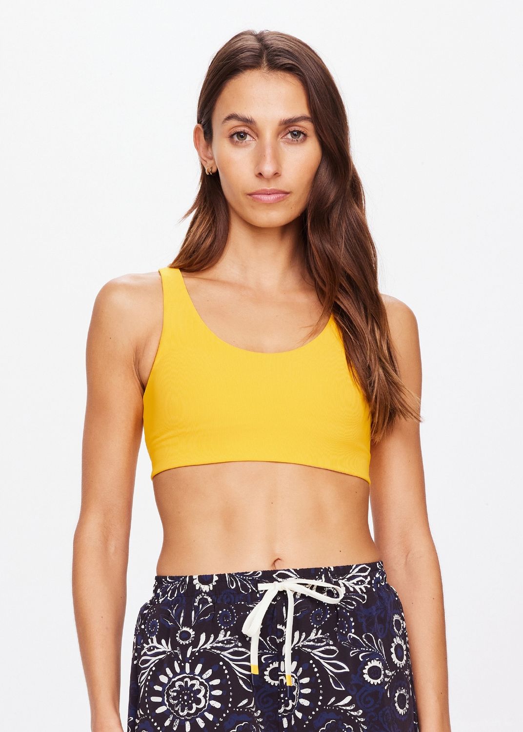 The Upside, DUNES JADE RACERBACK BRA, Marigold