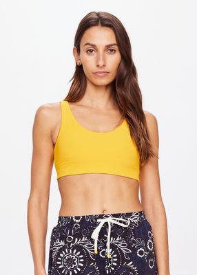 The Upside, DUNES JADE RACERBACK BRA, Marigold