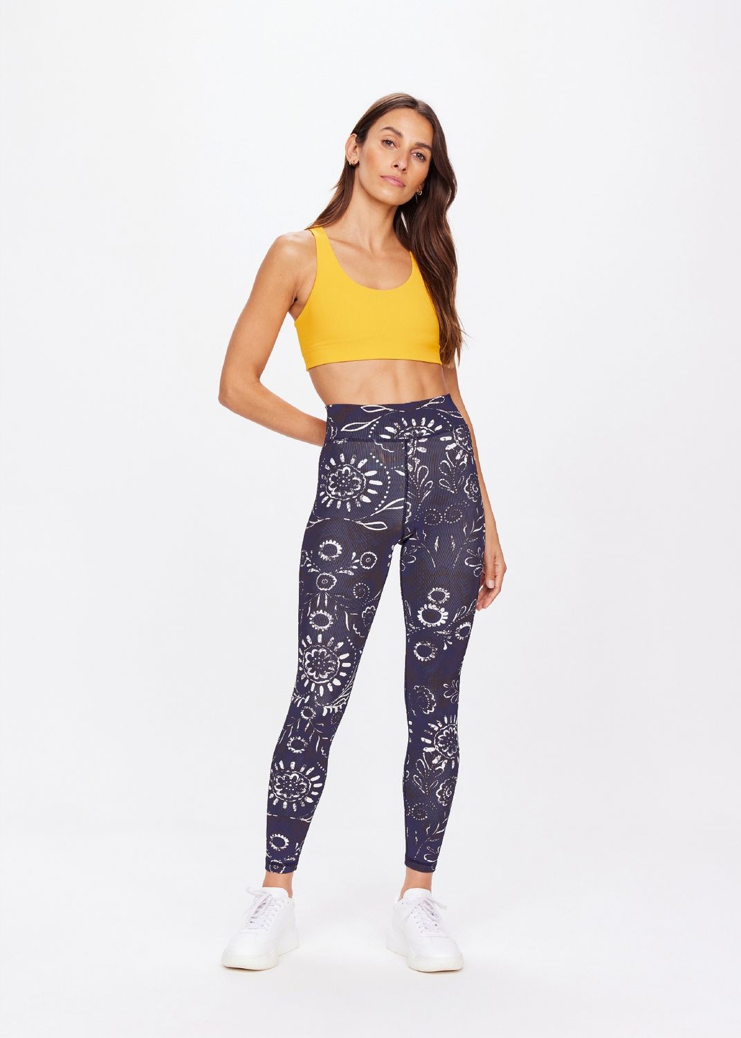 The Upside, GULF 25IN MIDI PANT, Floral Batik