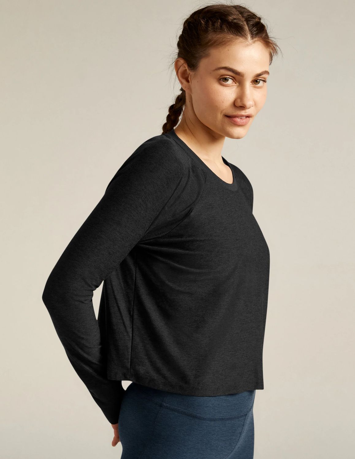 Beyond Yoga, LWSD7792, Featherweight Daydream Pullover