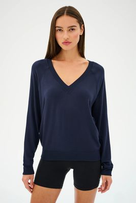 Splits59, BENNIE FLEECE V-NECK SWEATSHIRT