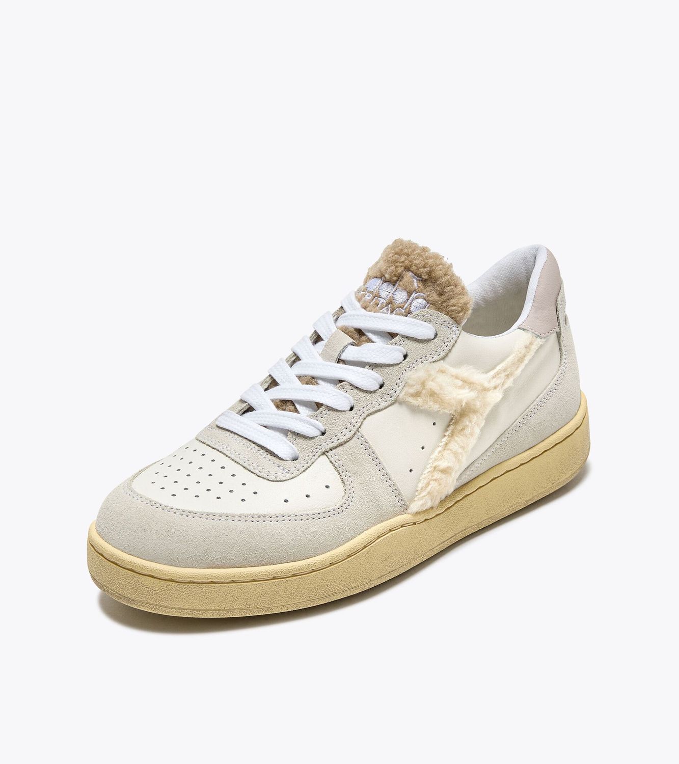 Diadora, BASKET LOW CHALET Women, White