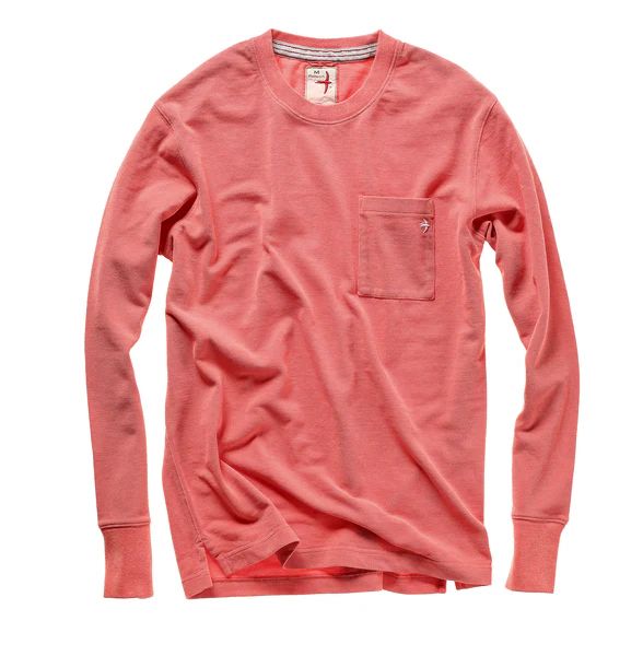 Relwen, Pique L/S Pocket Crew