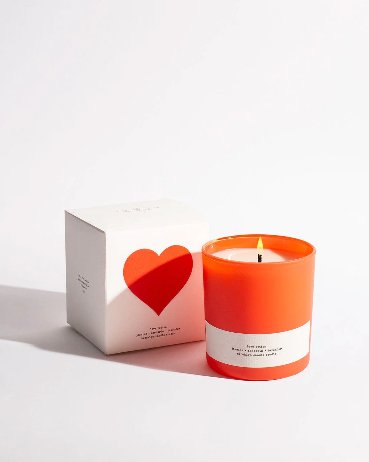 Brooklyn Candle, Limited Edition Red Glass, Love Potion