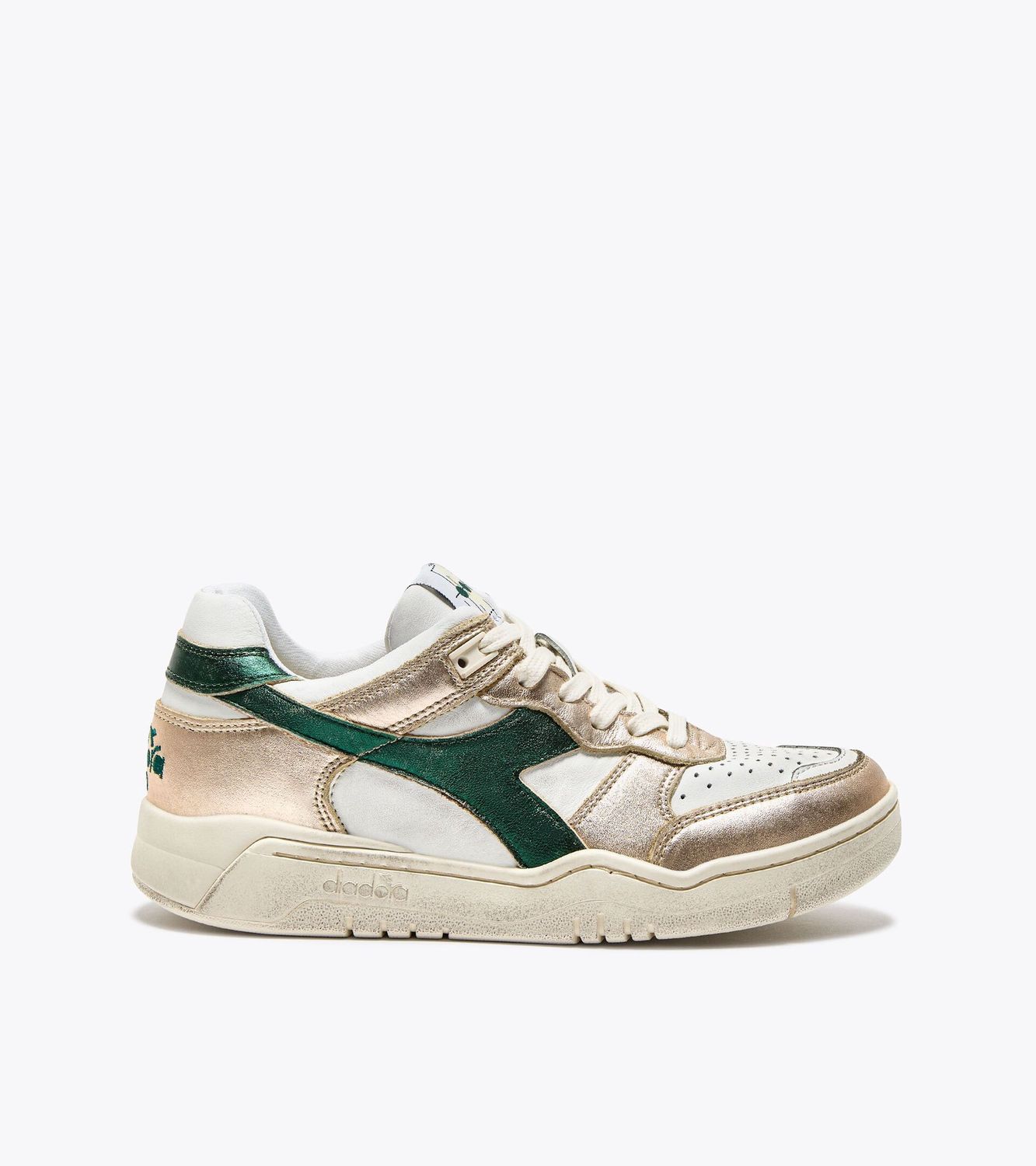 Diadora, B.560 METAL MIX, White/Smoke Grey