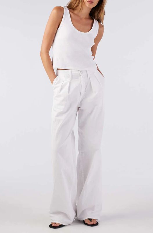 AMO Denim, Sheryl Trousers, White