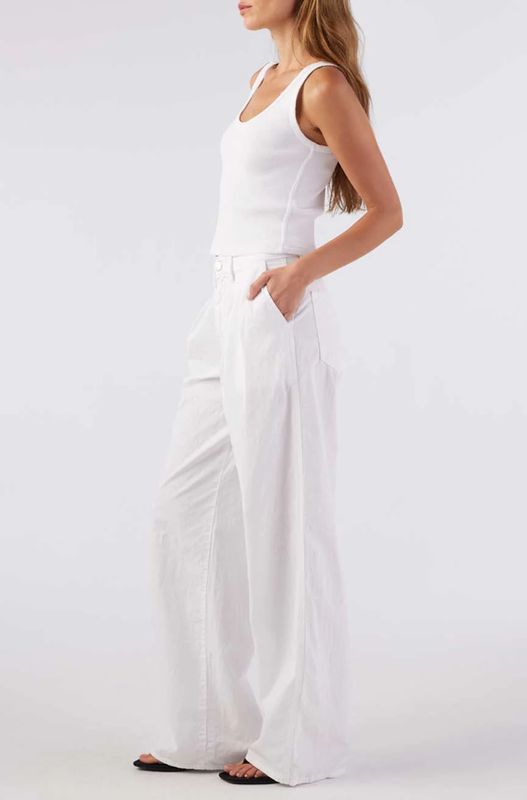 AMO Denim, Sheryl Trousers, White