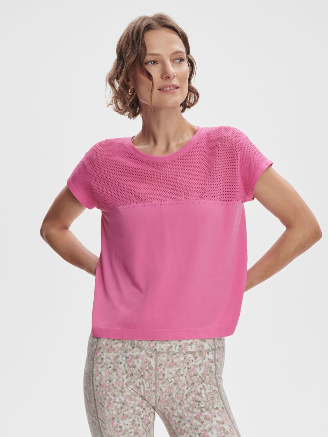Varley, Calloway Boxy Tee, Ibis Rose