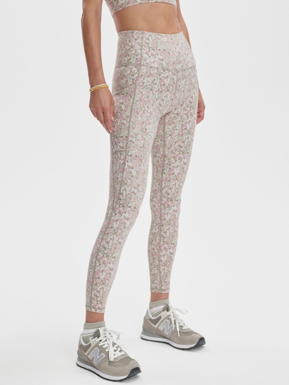 Varley, Move Pocket Legging High 25&quot;, Rose  Watercolor Floral