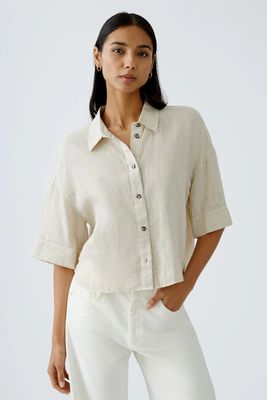 Oui, 92938, Blouse, Biscuit