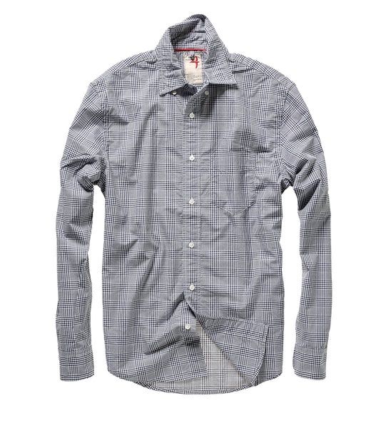 Relwen, Summer Graphic Plaid, Dark Navy/White