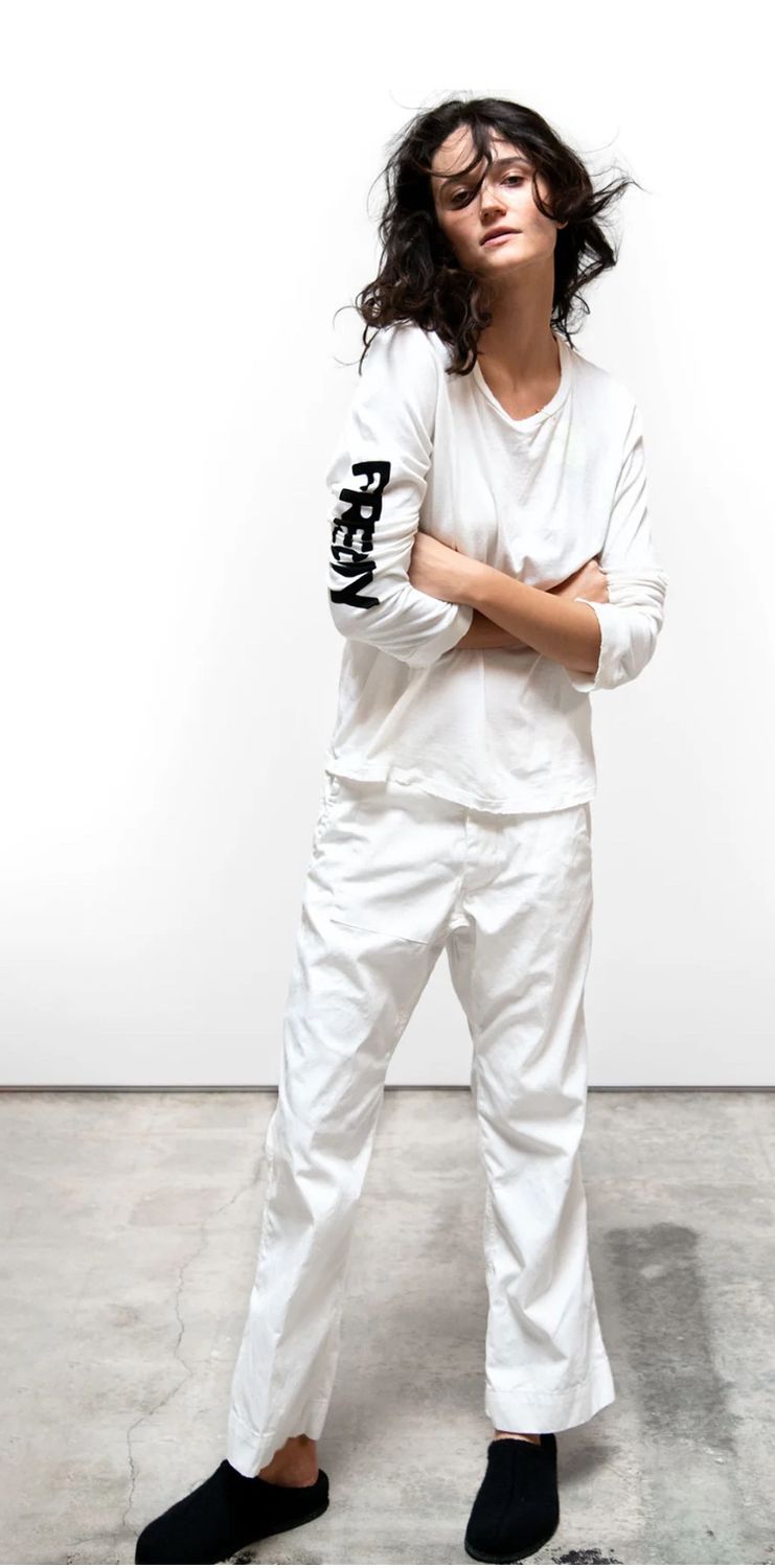 Free City, French Sailor Japanese Twill Pant, Sailor White