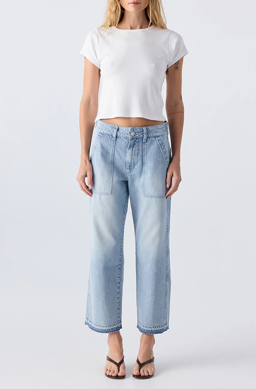 AMO Denim, Easy Army Slouch Crop, Enjoy
