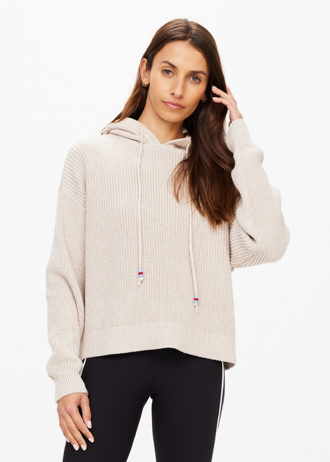 The Upside, DUNE KNIT HOODIE, Natural