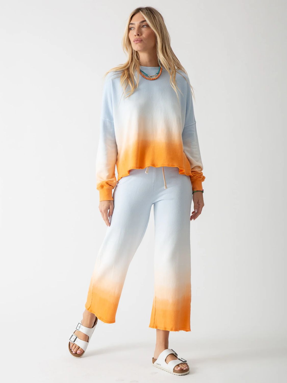 Electric and Rose, Rylan Sweatshirt, Sky Blue Ombre