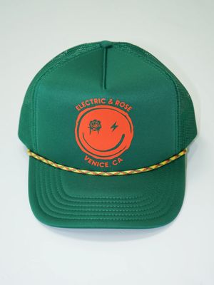 Electric and Rose, Smiley Trucker Hat