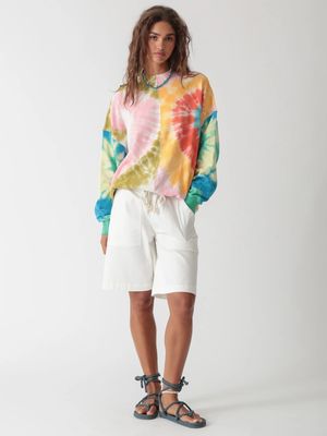 Electric and Rose, Bhodi Sweatshirt, Rainbow Patchwork