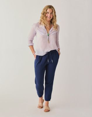 Carve Designs, Calista Gauze Pant, Navy