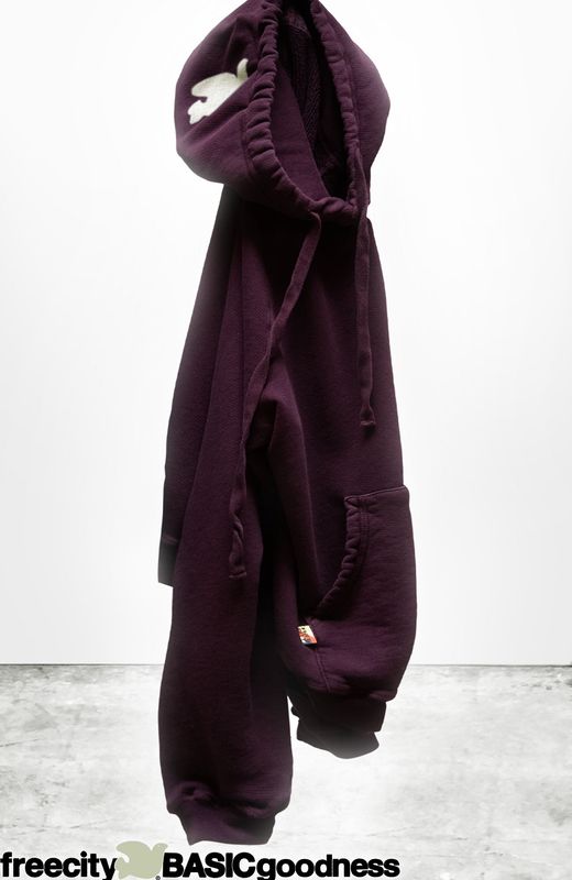Free City, Basic Goodness Light Terry Fluff Hoodie