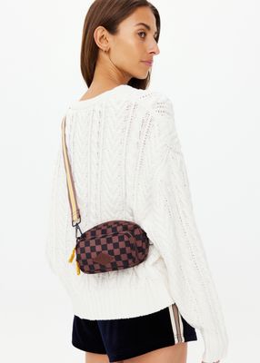 The Upside, Technical Voyage Crossbody Bag, Check